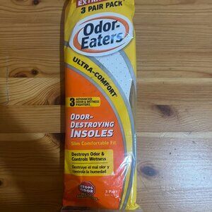 Odor-Eaters Comfort Shoe Insole - 3ct Brand New $12